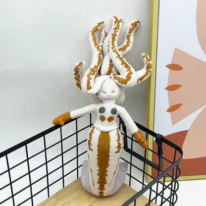 Cthulhu plush mermaid doll with stylized human torso and ocean monster detailing