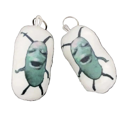 Cursed Plankton Meme Plush 12cm screaming face front product photo