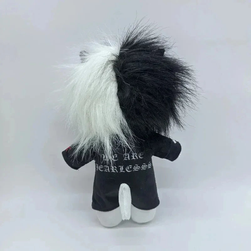 Cursed cat stuffed animal soft plush dark moody design
