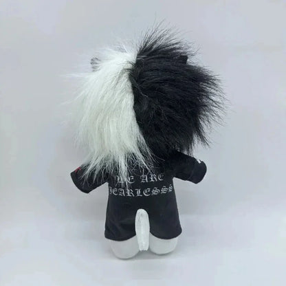 Cursed cat stuffed animal soft plush dark moody design
