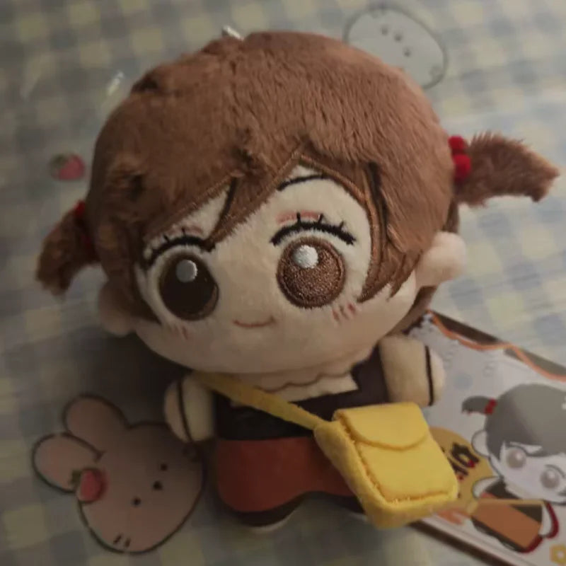 Cute chibi plush doll Nanami land god character front view