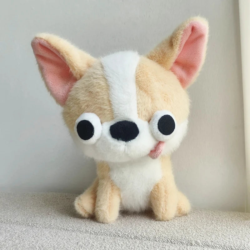 Cute chihuahua gift plush all variants gift wrapping presentation angle