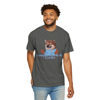 Cute dog print t-shirt with kindness themed quote
