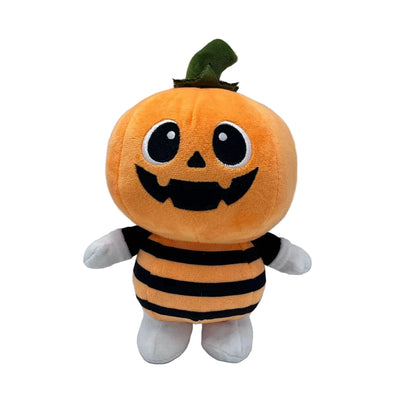 Cute pumpkin bee plush toy 25cm Halloween gift