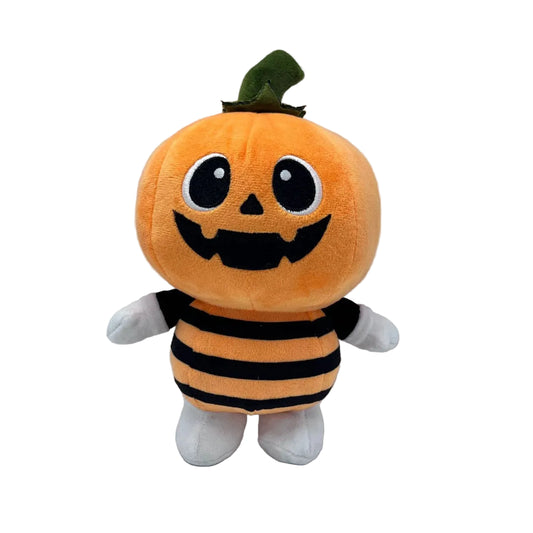 Cute pumpkin bee plush toy 25cm Halloween gift