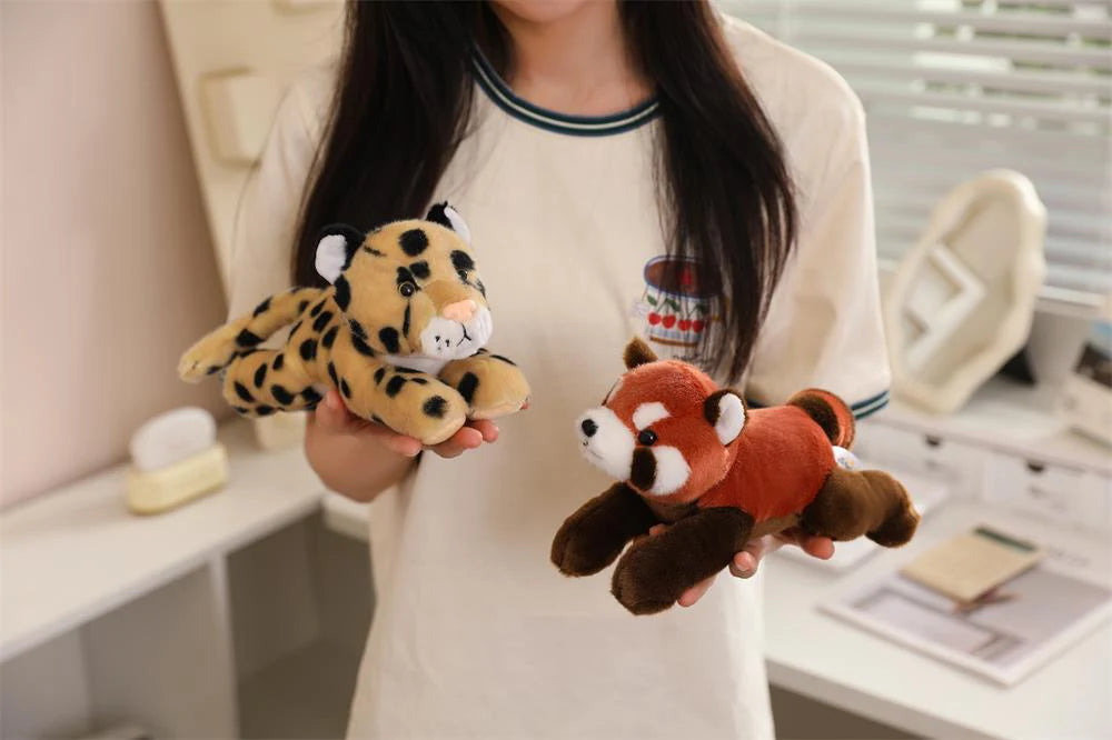Cute raccoon plush toy 30cm forest animal plushie for children