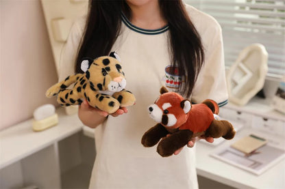 Cute raccoon plush toy 30cm forest animal plushie for children