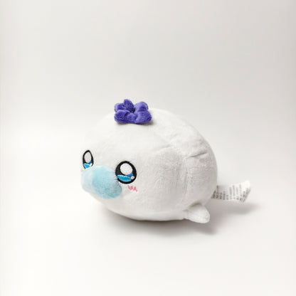 Cute seal plush with large watery eyes Maojou de Oyasumi inspired
