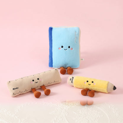 Cute stationery plushie kawaii desk decor gift for students and teachers