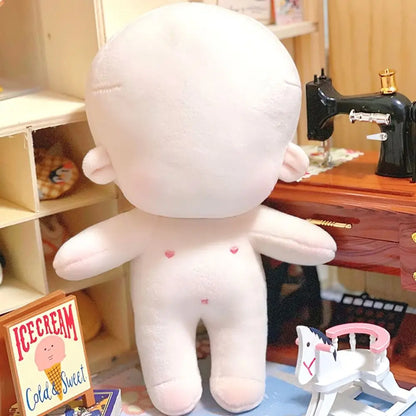 DIY plush doll blank body for cosplay outfit crafting
