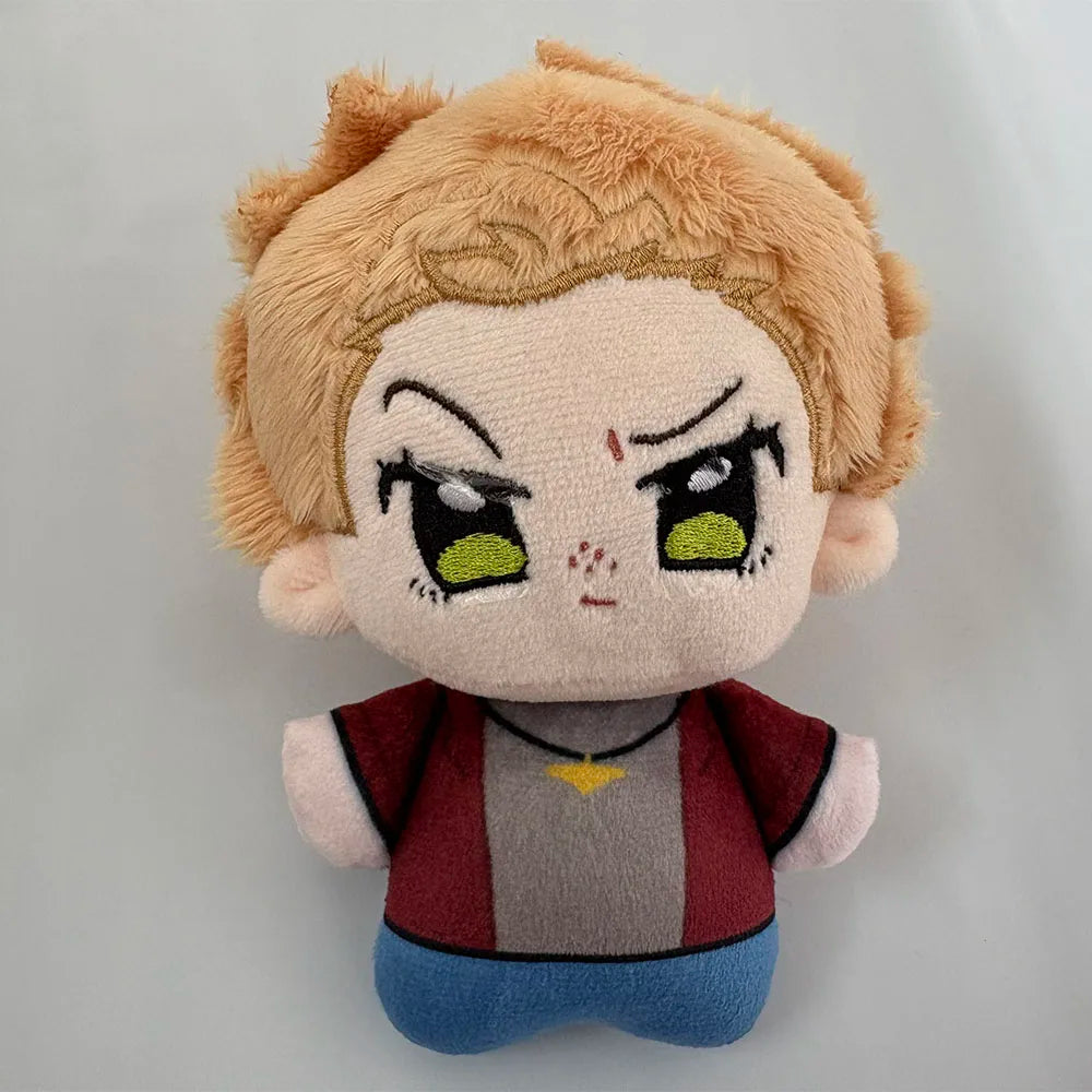Dean Winchester plush front view PP cotton filled 10cm
