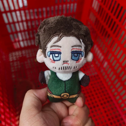 Deep plush 10cm soft stuffed character charm display
