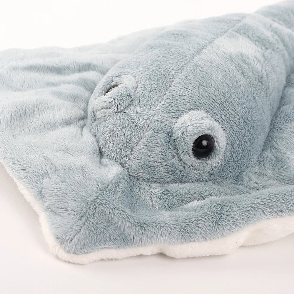 Deep sea plush toy realistic manta ray collectible
