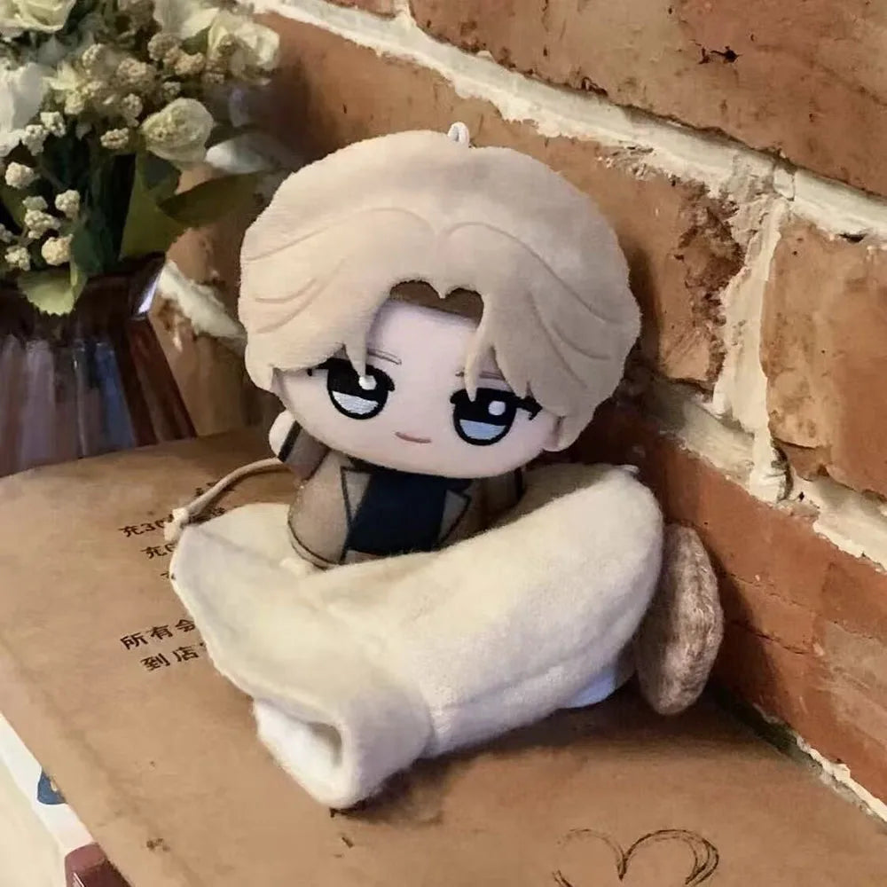 Detailed face stitching on handmade johan plush against a pure white backdrop.