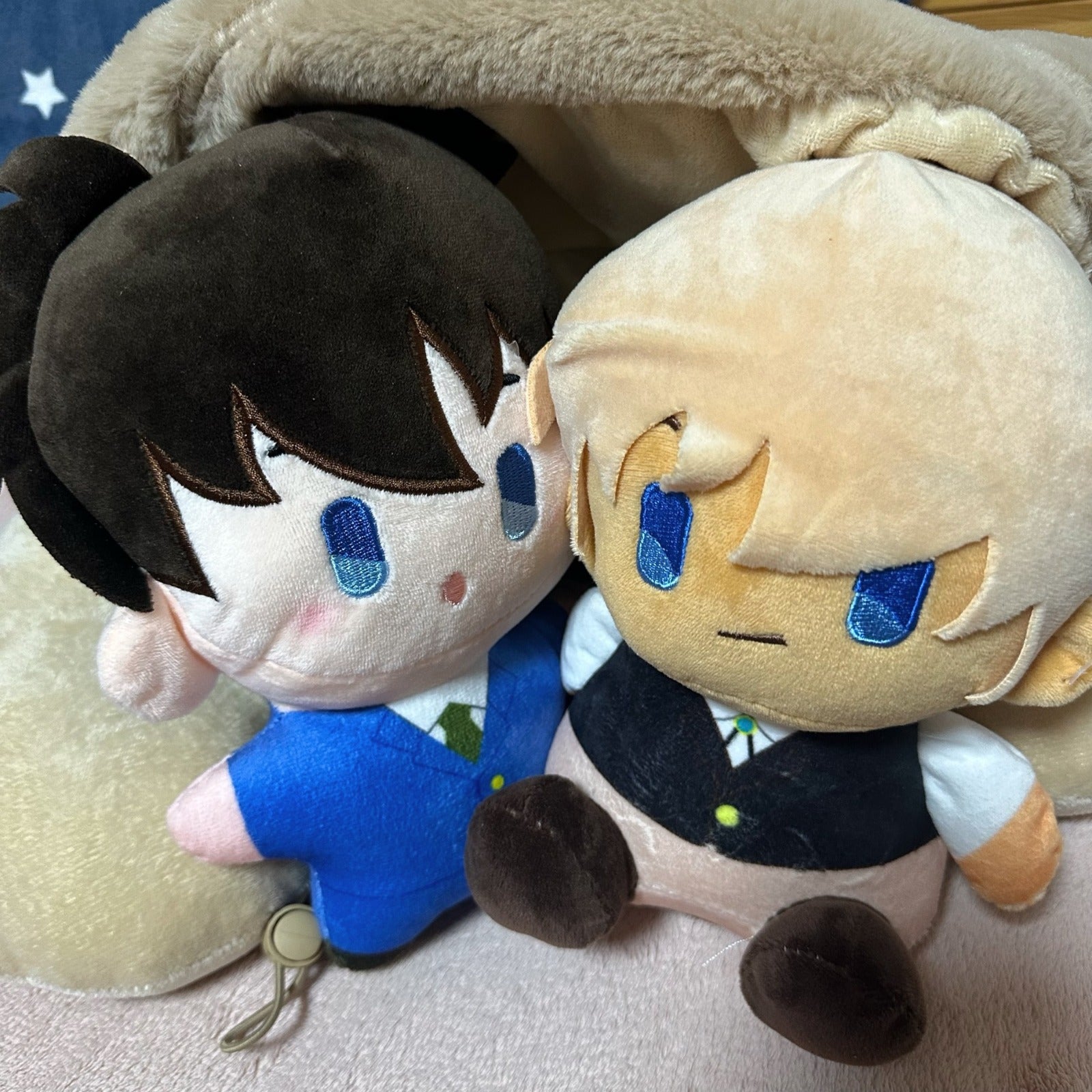 Detective Conan Plush Collectible 20cm | Conan Anita Hailey Kaito Kid Bourbon Akai Shuichi Rachel Moore