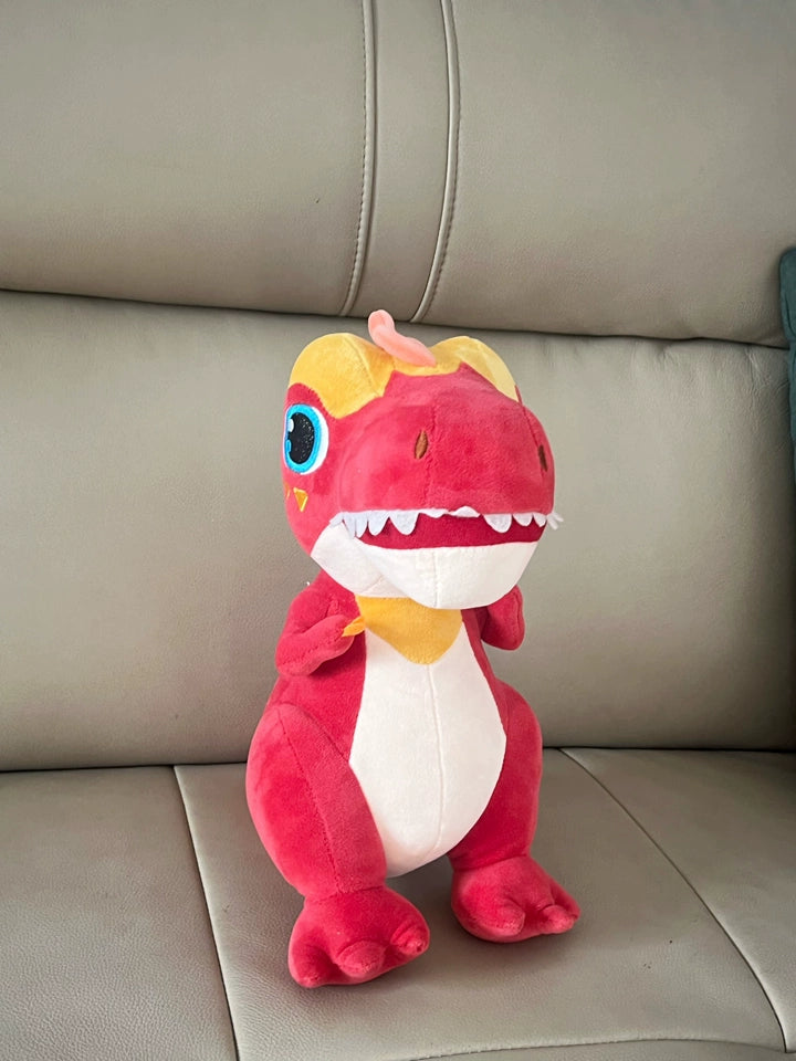Devil dinosaur collectible plush close-up detail shot