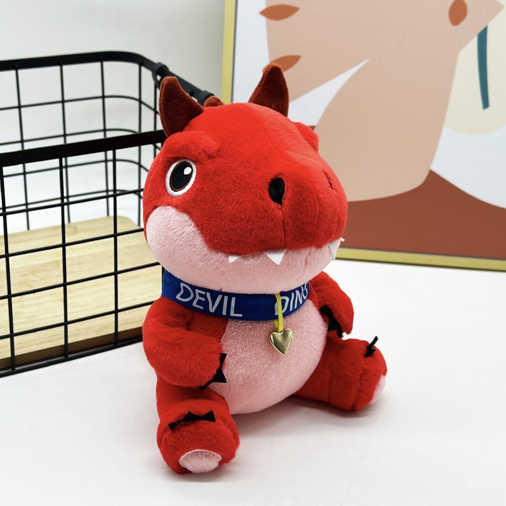 Devil dinosaur fan merchandise plush figure desk display
