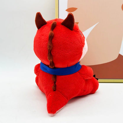 Devil dinosaur plush toy side profile 22cm
