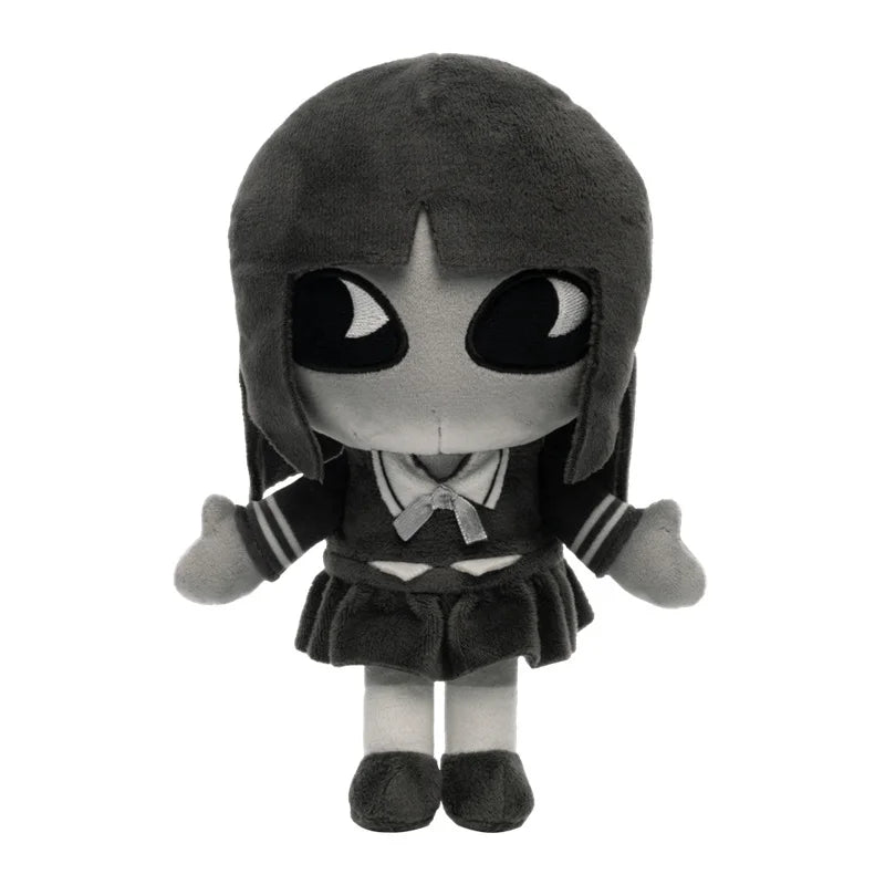 Dolly plush toy featuring iconic freeze mechanic character, side profile view