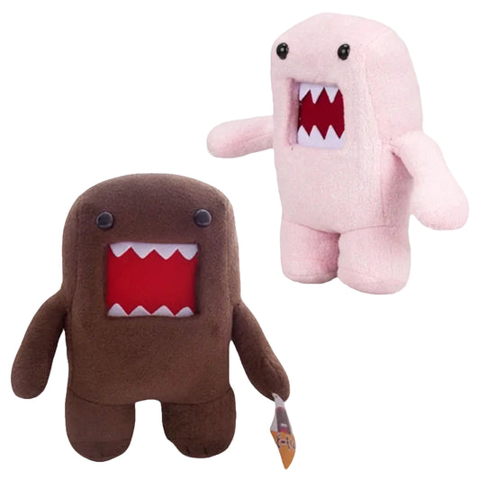 Domo Kun plush toy standing upright