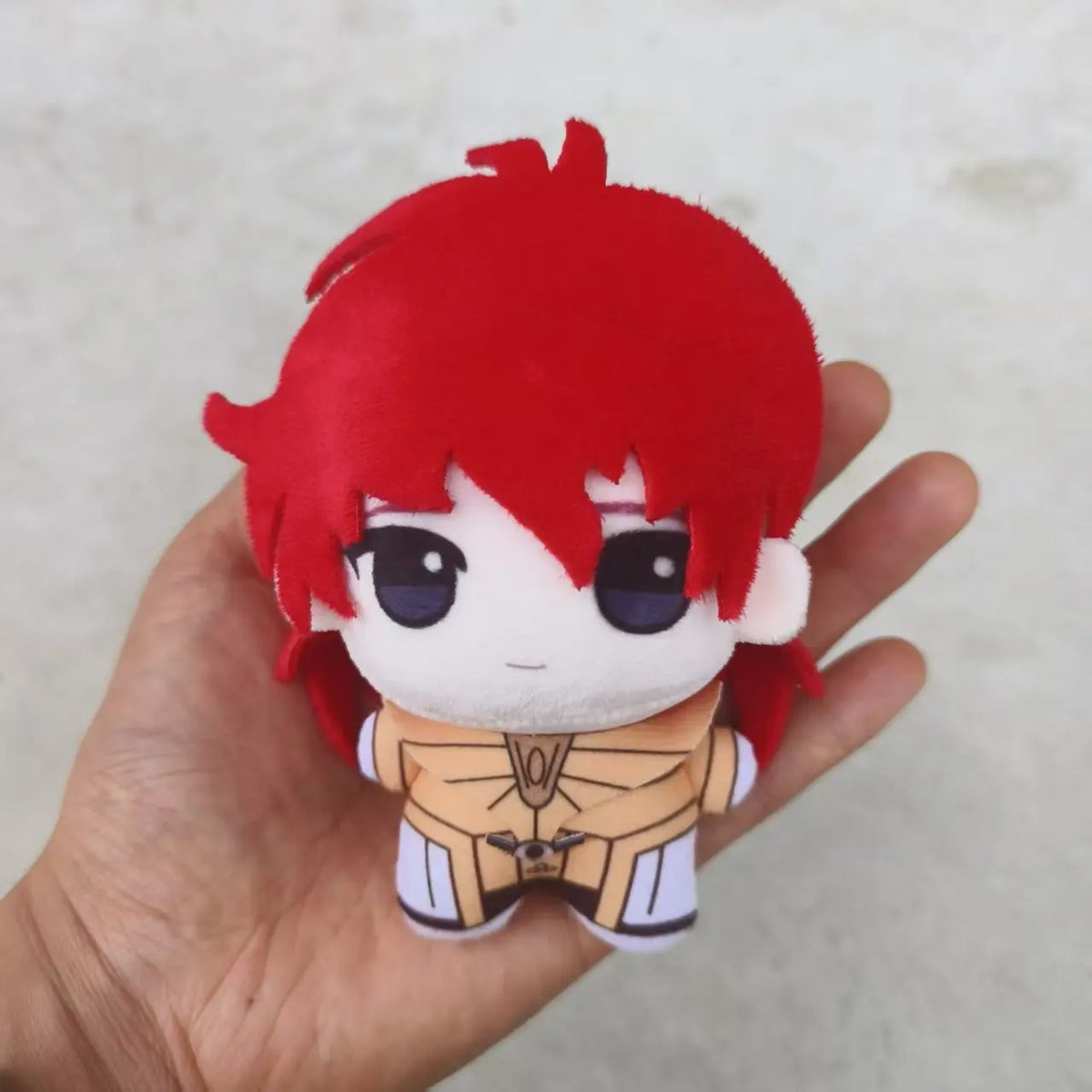 Don't Move Virgo pose Gold Saint 10cm anime plushie handmade collectible cotton figure