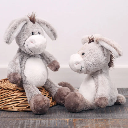Donkey for kids held by a toddler during playtime