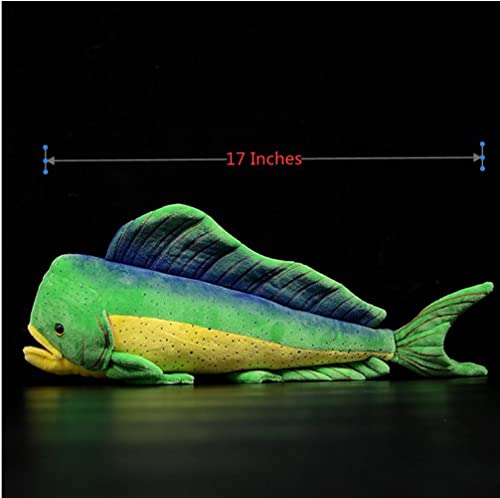 Dorado fish stuffed animal collectible marine life plush side view