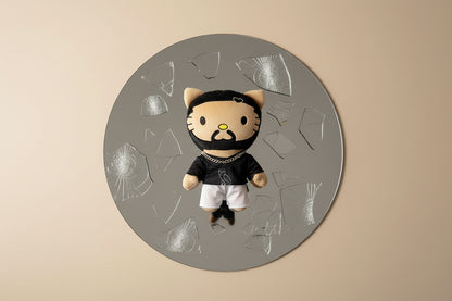 Drake mascot toy showcasing custom embroidery.