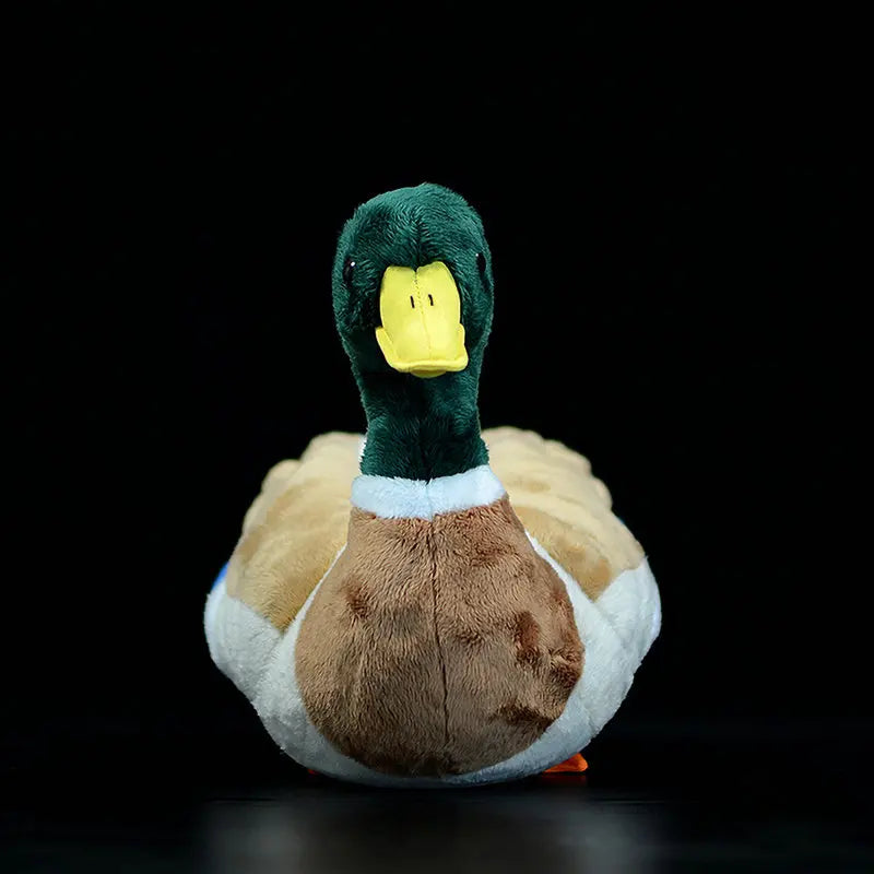 Duck driver headcover mallard design on golf club top view