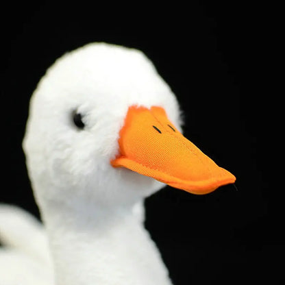 Duck driver headcover mallard design viewed from behind on club