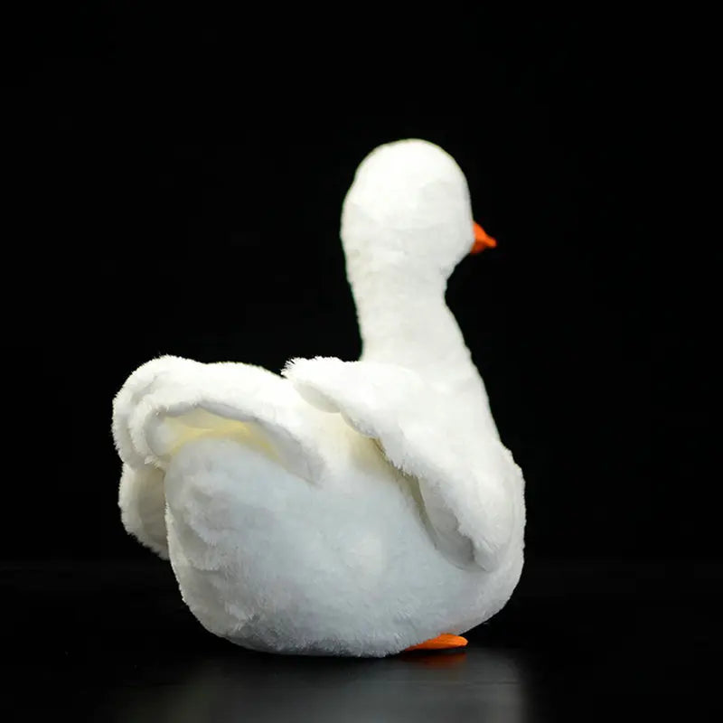 Duck plush duo gift wrapped with ribbon nature lover present