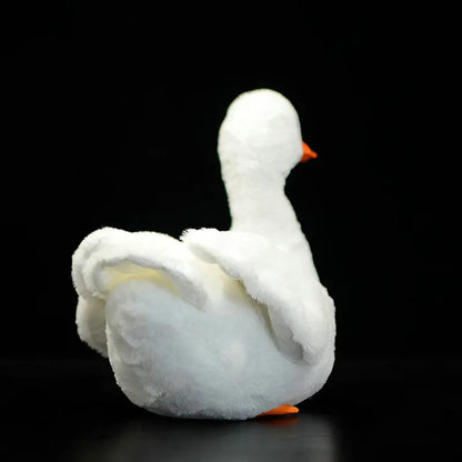 Duck plush duo gift wrapped with ribbon nature lover present