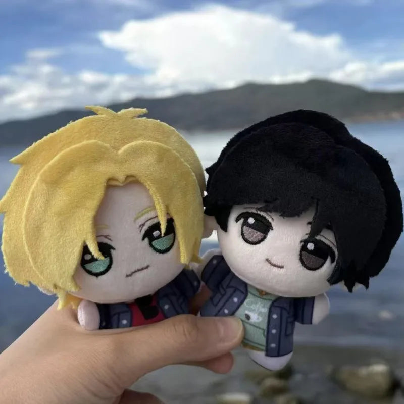 Eiji Okumura plush handmade soft cotton anime keychain doll 10cm