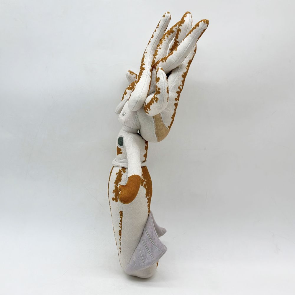 Eldritch plush doll side profile showing full 37cm height