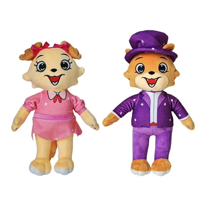 Elliott plush and Ella plush handmade cozy farming RPG collectibles 25cm
