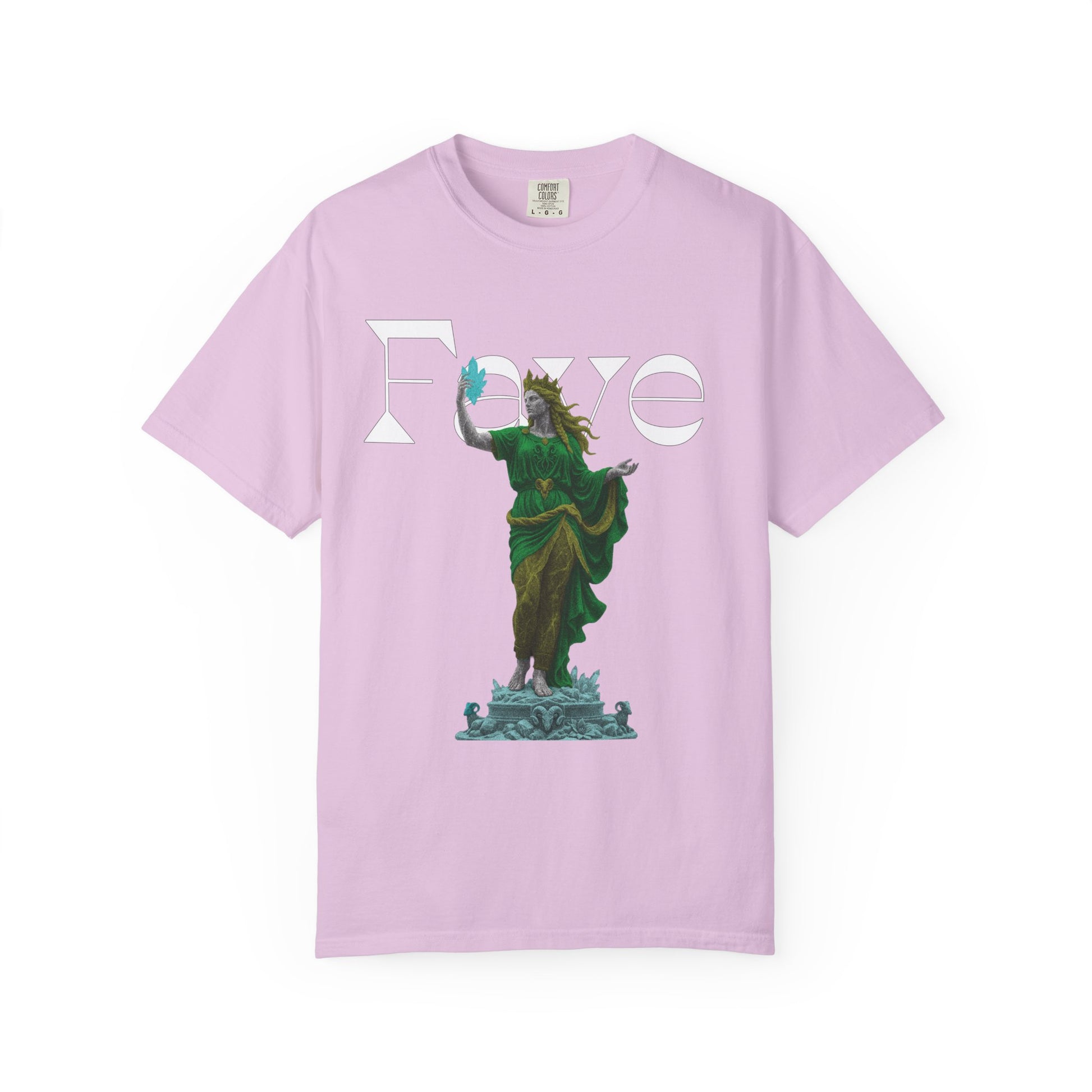 Ethereal goddess apparel flat lay on neutral background
