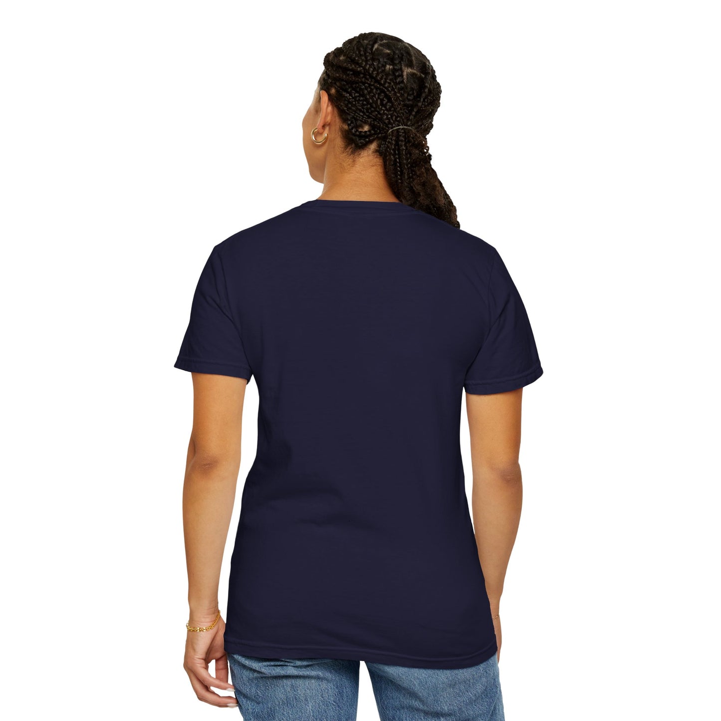 F/O vortex graphic swirl detail, dimensional emblem effect, cyan magenta indigo color tones
