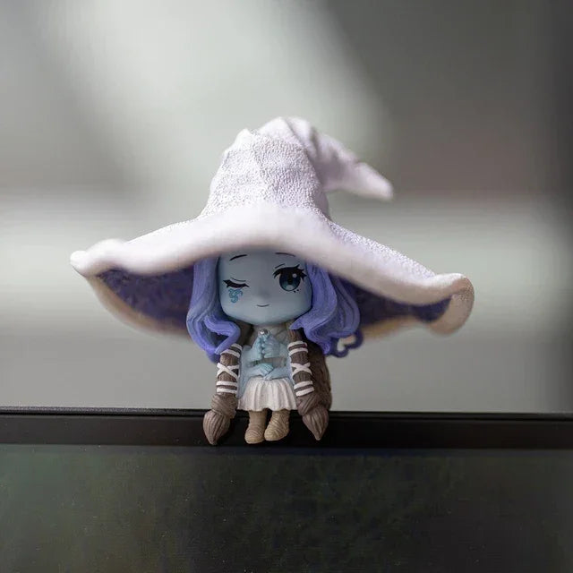 Fantasy witch action figure with cold frost sorcery inspired design
