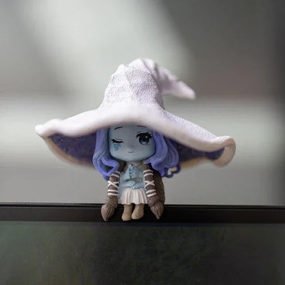 Fantasy witch action figure with cold frost sorcery inspired design
