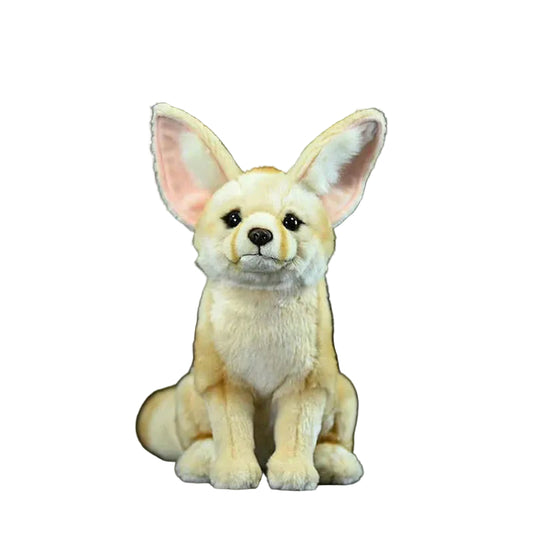 Fennec fox plush 27cm realistic big ears front view
