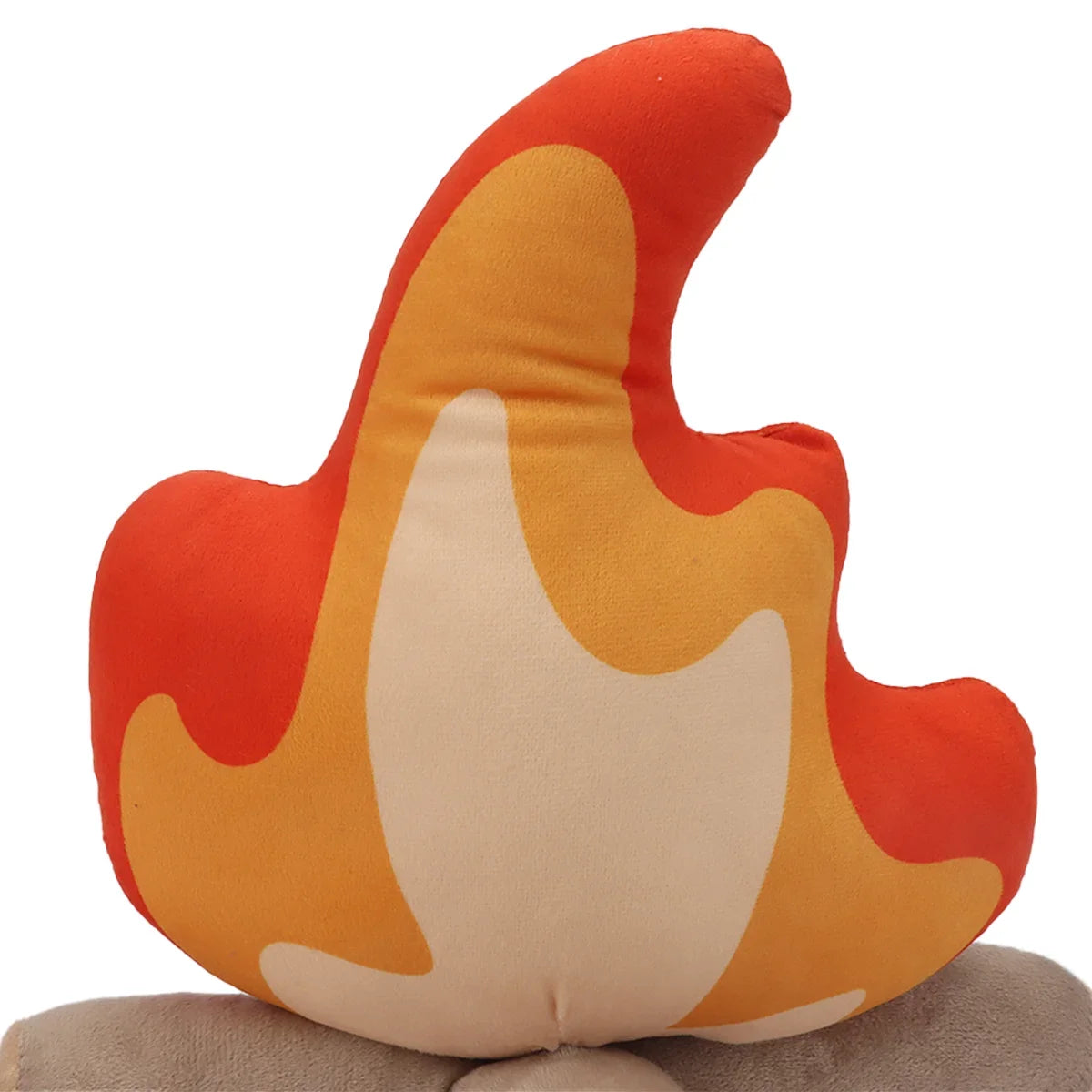 Flame plush toy for bedroom shelf display