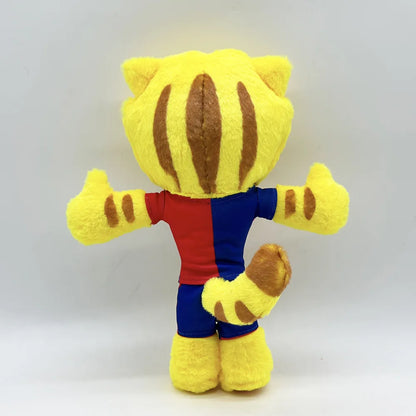 Football plush collectible cat 31cm scale comparison

