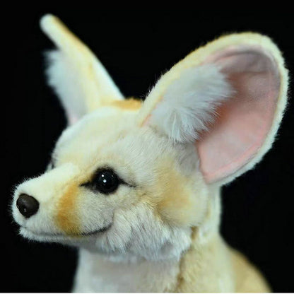 Fox stuffed toy 27cm size comparison with human hand