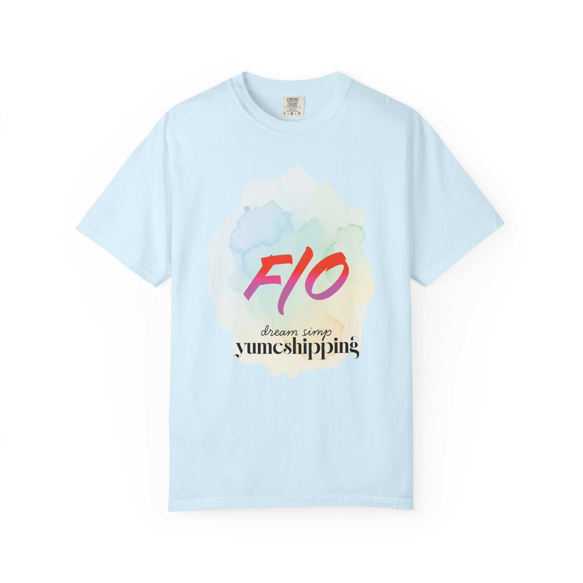 Front view of Dream Stamp yume graphic tshirt in heavyweight ring-spun cotton
