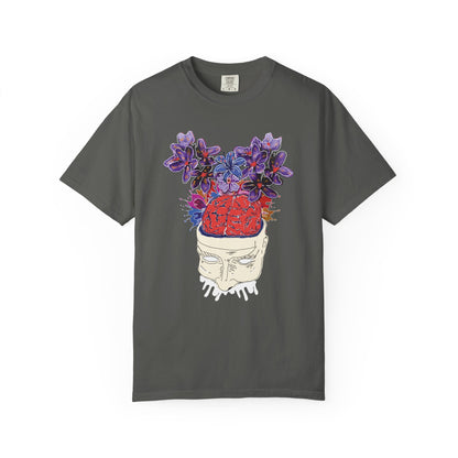 Front view of a solid color Comfort Colors 1717 ring-spun cotton tee.