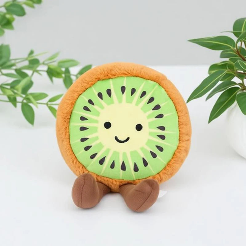 Full Fruit Salad Crew kawaii plushie collection gift set all 10 variants displayed on shelf