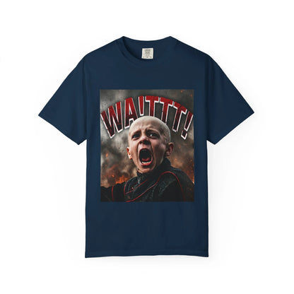 Funny Aegon Targaryen yelling wait meme shirt