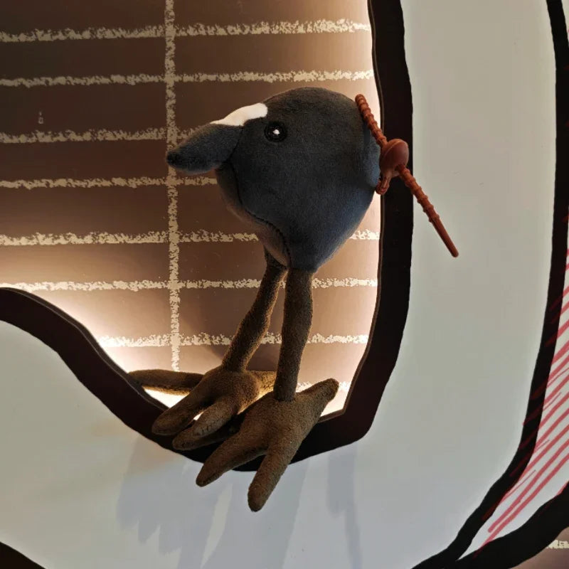 Funny bird plush gift for meme lovers - DAMN!!! Pukeko chick stuffed animal