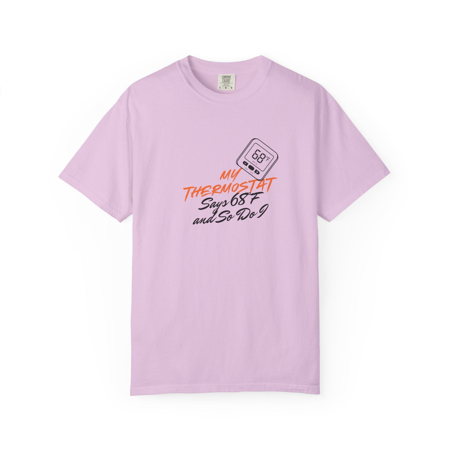 Funny dad summer tee modeled outdoors during a backyard barbecue scene
