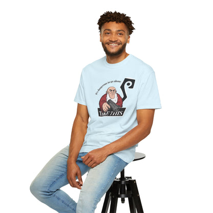 Funny philosophy tee robed judge print heavyweight cotton lifestyle photo
